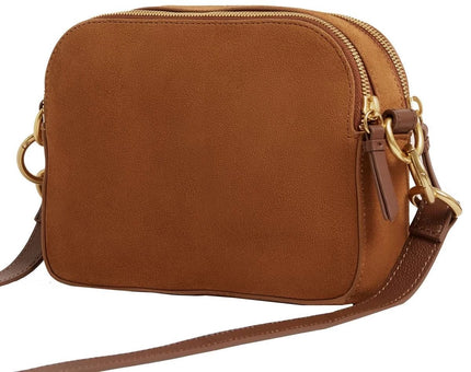 Ted Baker Shayane Webbing Suede Camera Bag Brown
