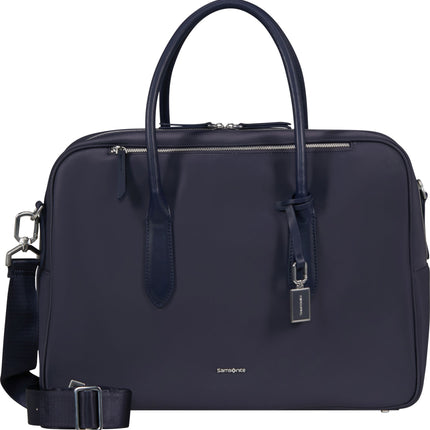 Samsonite Evoluxe Aktetas 15.6 Inch 2 Vakken Midnight Blue
