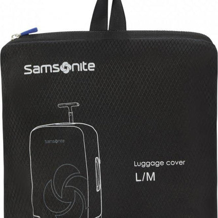 Samsonite TA Revolution Foldable Luggage Cover/Kofferhoes M Black L M