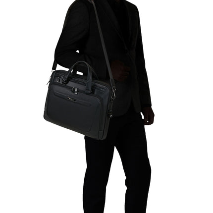 Samsonite Pro-DLX Leather Slim Aktetas 15.6 Inch