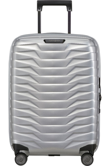 Samsonite Proxis Spinner 55 Expandable Argento