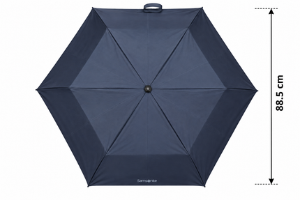 Samsonite Rain Pro 3 Sect. Ultra Mini Flat Parasol Niebieski