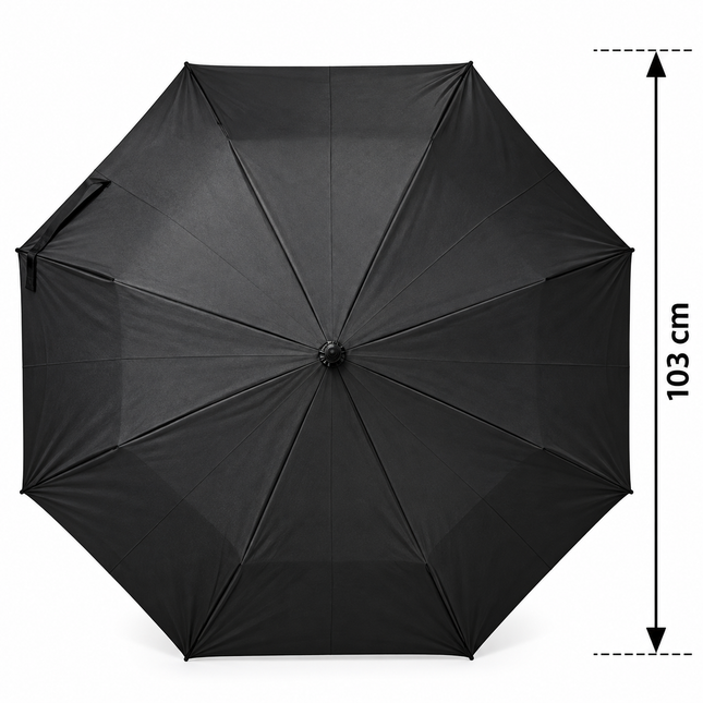 Samsonite Rain Pro Stick Paraplu Zwart