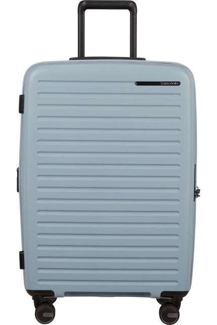 Samsonite Restackd Spinner 68 Expandable Mglisty niebieski