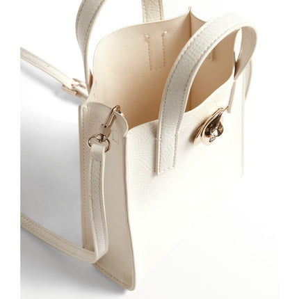 Ted Baker Rosseem Rose-detalje i crêpe-krøllet finish – lille taske