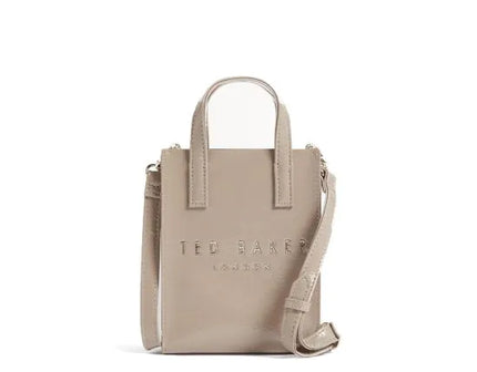 Ted Baker Crinkll Crinkle Mini Icon-väska i sten