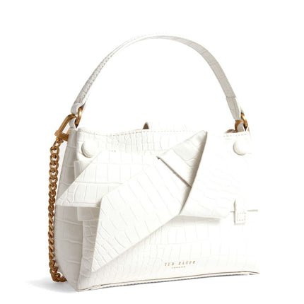 Ted Baker Ssansa Knutrosett Mini axelväska i topphandtag, elfenben