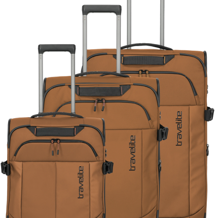 Set de valize Travelite Briize din 3 piese (S/M/L) Galben curry