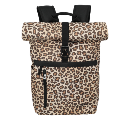 Travelite Basics Rollup ryggsäck Leopard