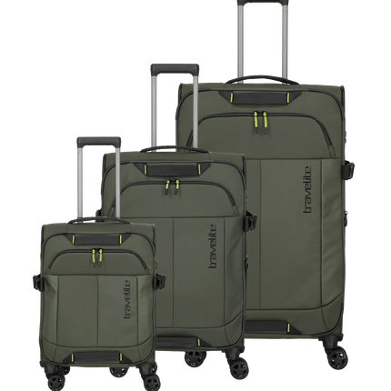 Set de valize Travelite Briize din 3 piese (S/M/L) Kaki