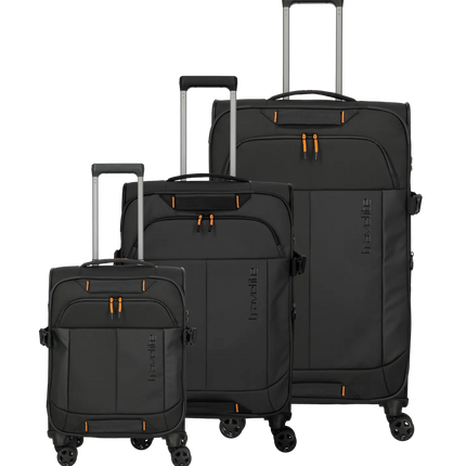 Set de valize Travelite Briize din 3 piese (S/M/L) Negru