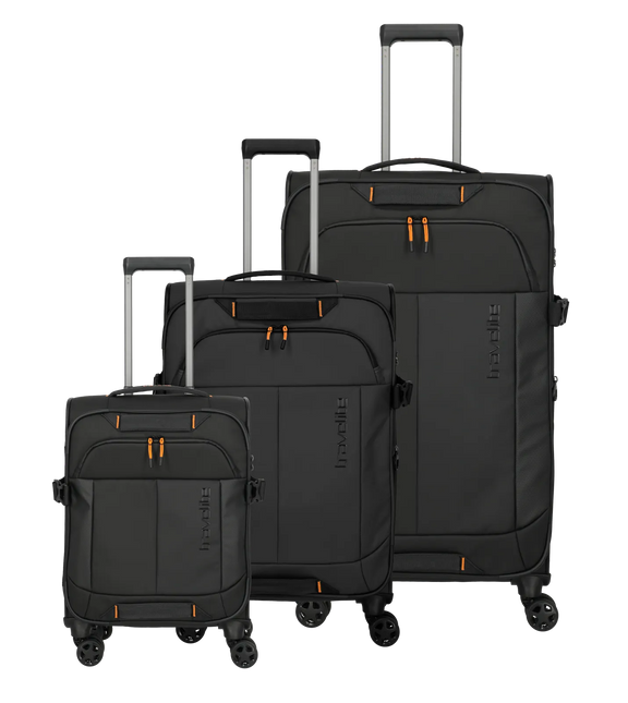 Travelite Briize sada kufrů 3dílná (S/M/L) Černá