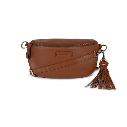 Bag2Bag Verona bederní crossbody taška Koňaková