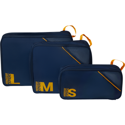 American Tourister TA Pojemniki do pakowania S/M/L Navy/Pomarańczowy