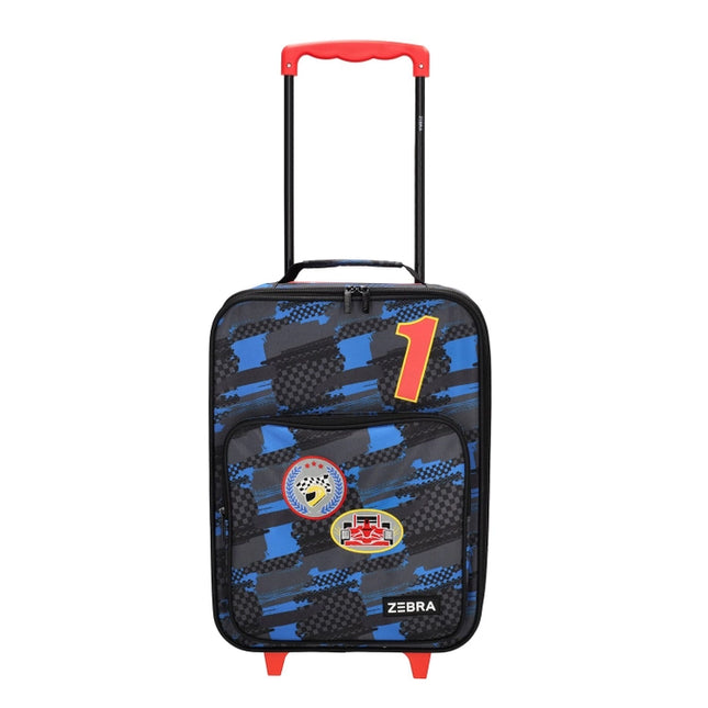 Zebra Avonturier Kinder Koffer Racecar Black