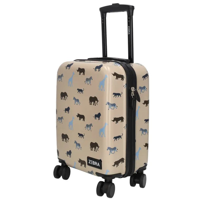 Zebra Avonturier Kinder Koffer Safari Camel